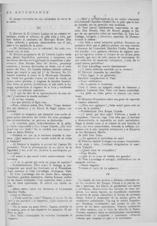 El estudiante (Madrid), #7, (17-1-1926), pp. 6-7