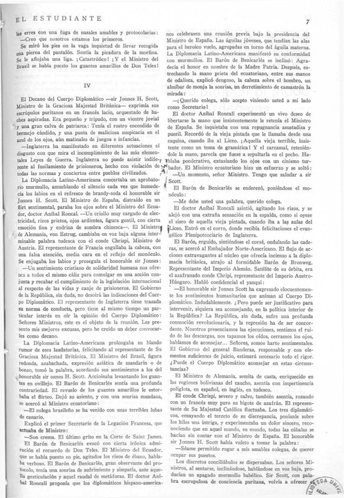 El estudiante (Madrid), #4, (27-12-1925), p. 7
